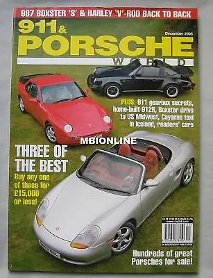 911 & Porsche World Magazine December 2005 Issue 141 Featuring Boxster • £5.99