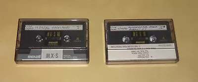 2 Maxell Mx-s Type Iv Metal Cassette Tapes Japan Blank Media Grateful Dead • $27.99