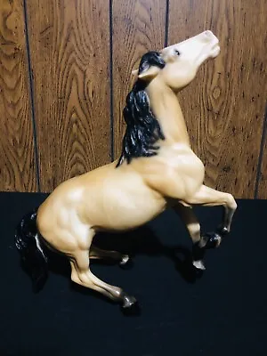 BLOATY? WRINKLEY Vintage Breyer Horse #87 “Diablo” Buckskin Semi Rearing Mustang • $45