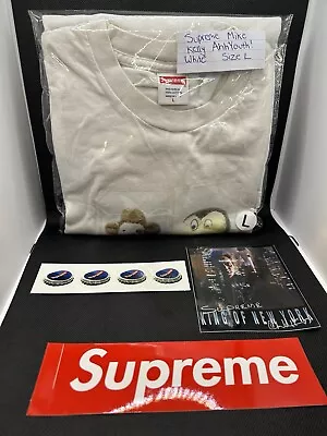 Supreme Mike Kelley AhhYouth! Tee White Size L + 3 Stickers • $60