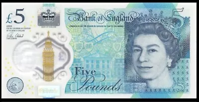 Great Britain England 5 Pounds 2015 Series Queen Elizabeth Ll QEII Churchill Unc • $15