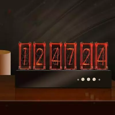 £58.25 • Buy Willow Nixie Tube Clock RGB LED Dimmable Digital Electronic 6-digit Visual