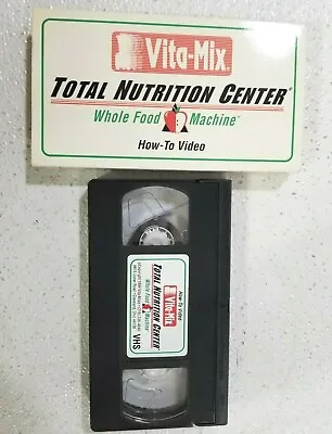 Vita-Mix Total Nutrition Center VHS How To Video Tape Whole Food Machine • $7.99