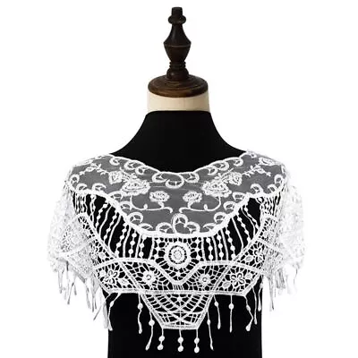 Women Shawl Lace Fake Collar Hollow Out Detachable Doll Collar  Women • £3.77