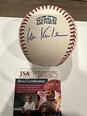 Ian Kinsler Autographed 2018 World Series Baseball Boston Red Sox JSA ￼ • $79.99