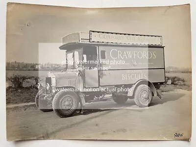 Crawford's Biscuits Van / Albion Motor Car Co / Original 1920s Print • £20