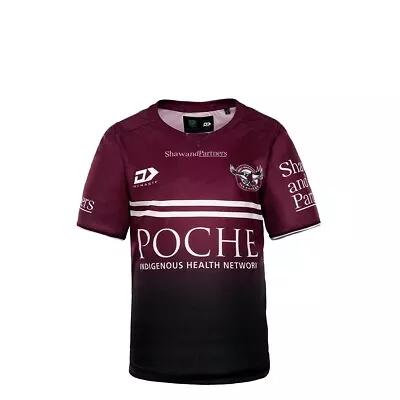 Manly Warringah Sea Eagles NRL Dynasty Players Maroon Training T Shirt Size 2XL • $29.95