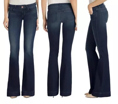 J BRAND Love Story Trouble Flare Wide Leg Jeans Size 26 X 32 • $69.95