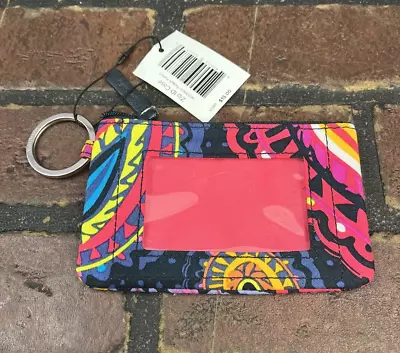 Vera Bradley Zip ID Case Twilight Paisley Multi-Color • $11.99