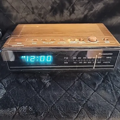 Panasonic AM/FM Digital Clock Radio #RC-65 TESTED WORKS [VIDEO] Vintage  • $23.72