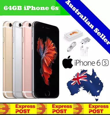 $294.95 • Buy (NEW & SEALED) Apple IPhone 6s | Factory Unlocked | Space Grey Black 128GB 64GB