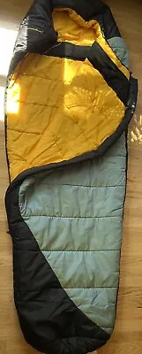 Eddie Bauer Mummy Sleeping Bag 33 X 90 Light Green Yellow • $69.80