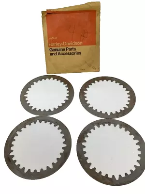 OEM NOS Harley Davidson Aermacchi 37982-74P Driven Plate 4 Pk SS125 SS175 SS250 • $29.99