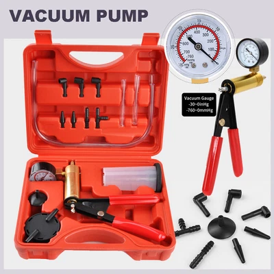 $21.97 • Buy Vacuum Pump Car Auto Brake Bleeder Tester Kit Motorcycle Bleeding Hand Pump Tool