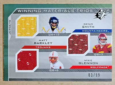 2013 SPX Winning Materials Trios (Geno Smith Matt Barkley Mike Glennon)  3/99 • $8.99