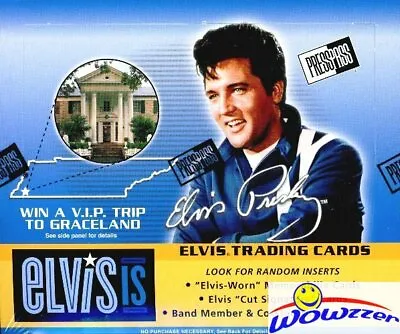 2007 Press Pass Elvis Presley IS MASSIVE Factory Sealed 24 Pack Retail Box ! • $69.95