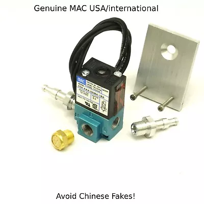 GENUINE MAC Boost Solenoid Valve BCS 35A-AAA-DDBA-1BA With Flat  Bracket   • $62.98