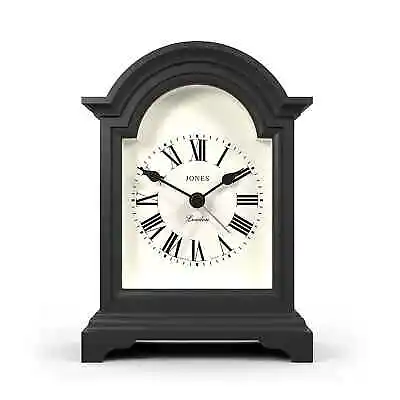 New Classic Jones Night And Day Gravity Grey Mantle Clock Bedside Or Mantelpiece • £27.45
