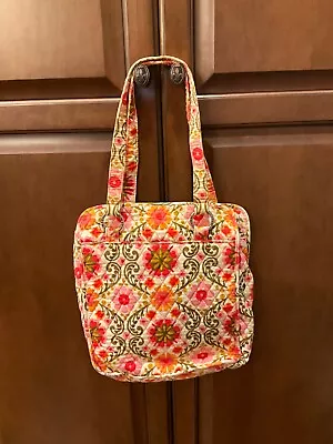 Vera Bradley  Floral Double Strap Shoulder Tote Bag Folkloric Pattern  • $12.99