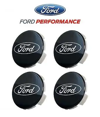 Set Of 4 OEM FR3Z-1003-A Black Wheel Center Caps For 2015-2020 Ford Vehicles • $39.95