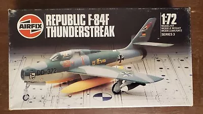 AIRFIX 1/72 Republic F-84F THUNDERSTREAK Jet Model Kit 903022 (open Box Item) • $10