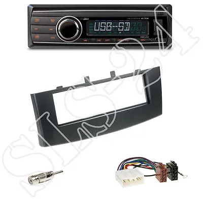 Caliber RMD212 SD Radio + Mitsubishi Colt 1-DIN Bezel Black + ISO Adapter • $73.38