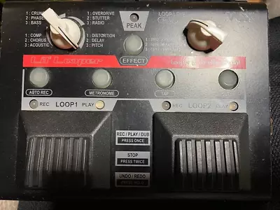 Vox VLL-1 Lil Looper Phrase Sampler Guitar Mic Multi Effects Pedal Tested • $124.99