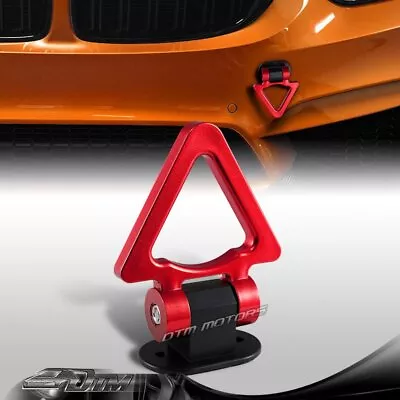 JDM Universal Car SUV Red Triangle Track Racing Style Tow Hook Look Decoration • $7.99