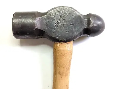 Vintage Machinist Blacksmith Ball Peen Hammer PLUMB ANCHOR BRAND • $50