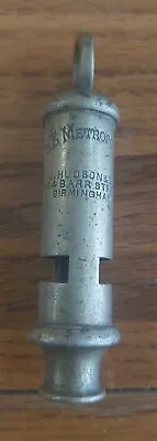 £5 • Buy Vintage The Metropolitan J Hudson & Co Birmingham Police Whistle