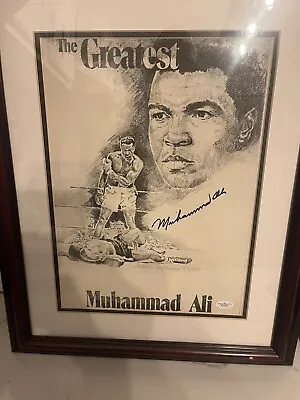 Muhammad Ali Signed Framed Sceth By James Mancone Limited Edition 83/250 • $375