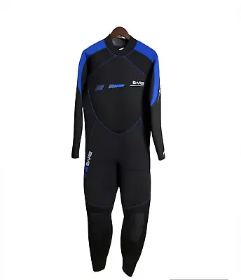 BARE 7mm Sport S-Flex Blue Men's Neoprene Full Stretch Diving Wetsuit X-Large • $300