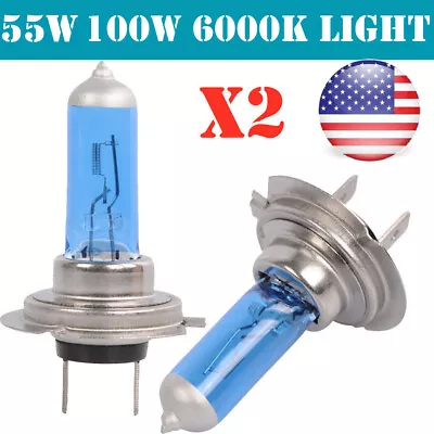 2* H4 H7 H1 H3 H11 H13 9004 9005 9006 9007 Gas Halogen Light Lamp Bulb 55W/100W • $6.55