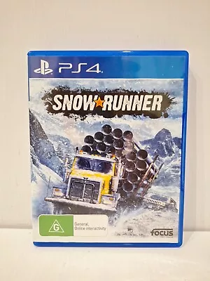 Snow Runner - Playstation 4 Game Free Postage PAL MINT DISC  • $49.60