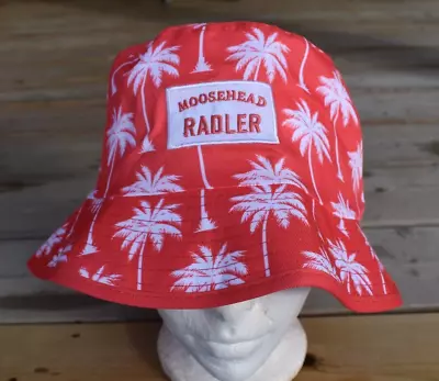 Moosehead Radler Beer Bucket Hat New Palm Trees Embroidered Patch Bb • $13.22