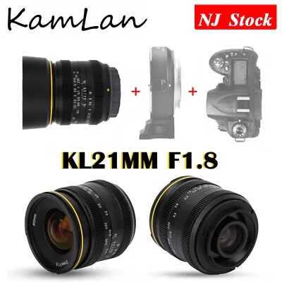 US KamLan 21mm F1.8 Wide Angle APS-C Manual Lens For Fujifilm Fuji FX Mount • $89.99