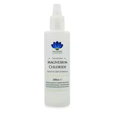 Pure Magnesium Chloride Oil Spray Topical Muscle Relief 200ml For Sensitive Skin • £9.99