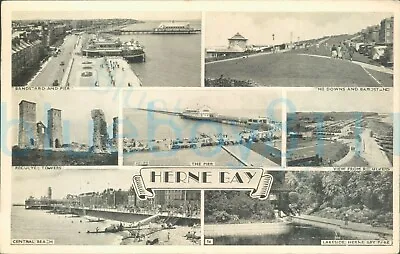 £4.32 • Buy Herne Bay 7 Views 1954 Postmark 56