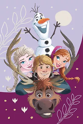 Frozen Ice Queen Fleece Cover Fleece Blanket 100 X 150 CM • $38.17