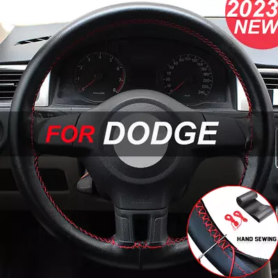 15  DIY Steering Wheel Cover Genuine Leather For Dodge Ram 1500/2500/3500 03-08 • $23.99