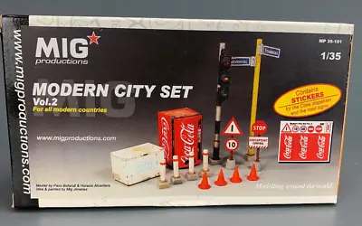 1:35 MIG Productions 35-101 Modern City Set #2 Kit PM0765 • $26.38