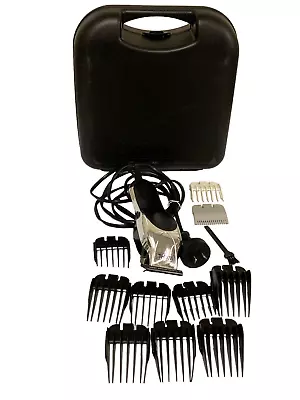 WAHL Model MC3 120V Corded Professional Grade Clippers Carry Case + 10 Graders • $76.95