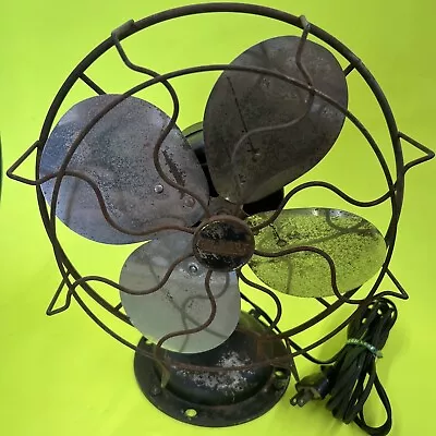 ANTIQUE  GILBERT  ELECTRIC OSCILLATING FAN - CIRCA 1930/40  Tested And Works • $99