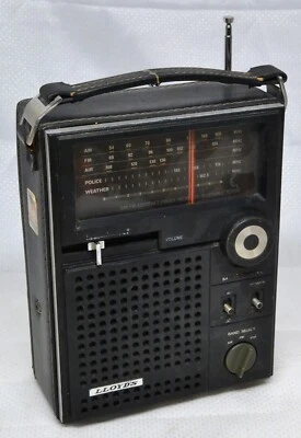 $14.95 • Buy Vintage Lloyd's NN-7199  AM-FM Aircraft Police Weather Portable Radio