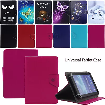 Universal Folio Leather Case Stand Cover For 7  8  8.5  9.7  10  10.1  Tablet PC • $10.99