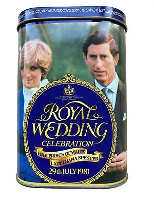 Charles And Diana Souvenir Wedding Tin. • £10