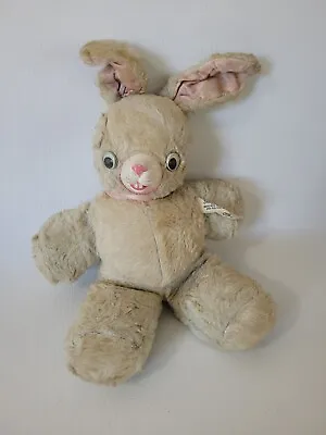 Rare Vtg Gund Rubber Nose Bunny Rabbit Snuggly Bunni With Original Tush Tag READ • $24.90