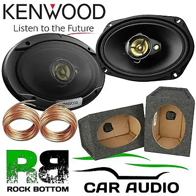 £89 • Buy Kenwood KFC-S6976EX 3-Way 6x9  1000 Watts Car Speakers & 6x9 Grey Box Pair