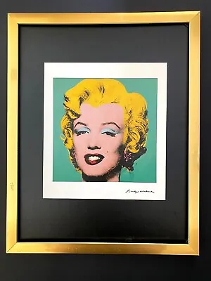 Andy Warhol | Marilyn Monroe Signed Vintage Print | Mounted And Framed! • $159