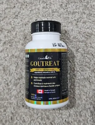 $18.95 • Buy 90 Caps Canada's #1 Uric Acid Cleanser Canada Elk Goutreat Supplement Exp 2/24